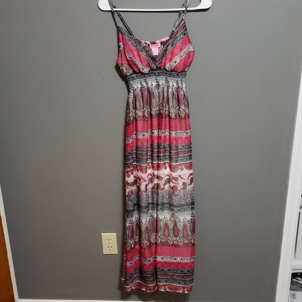 She's Cool Semi Sheer Maxi Dress Size Medium